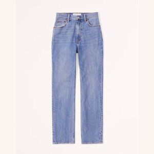 Abercrombie | Ultra High Rise Ankle Straight Jean